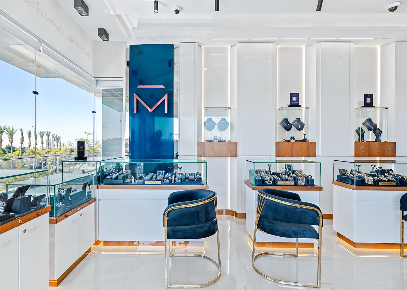 Marjaan jewellery store – showroom overview